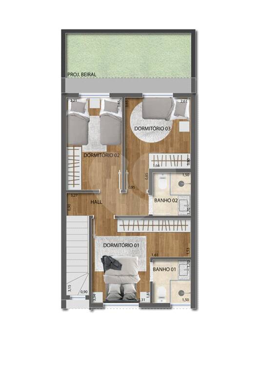 Casa à venda com 2 quartos, sendo 1 suíte, no condomínio Residencial Nobre, Poá - SP