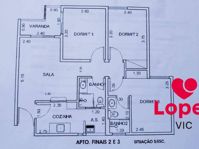 #55318348 - Apartamento para Venda em Mogi das Cruzes - SP